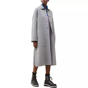 Пальто женское серое Hermes