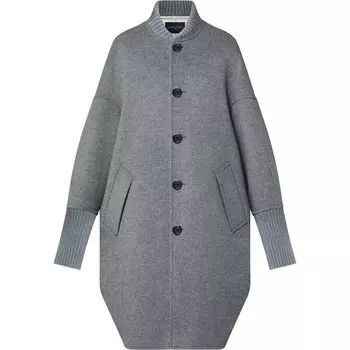 Пальто женское серое Louis Vuitton