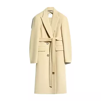 Пальто женское светло-умбовое SportMax, Light Umber