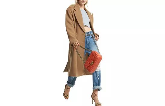 Пальто женское темно-коричневое Michael Kors