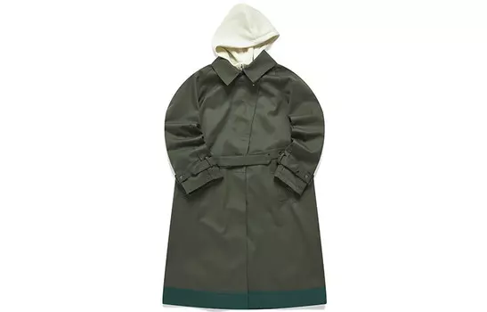 Пальто женское темно-зеленое Fila