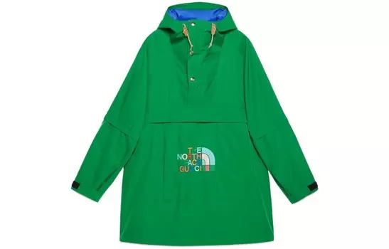 Пальто женское The North Face x Gucci, зеленый