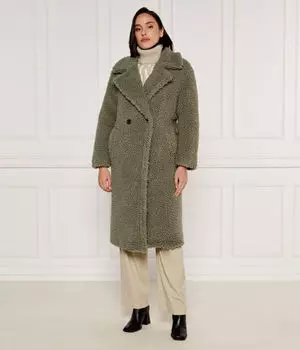 Пальто женское Ugg Гертруда из искусственной овчины, зеленый
