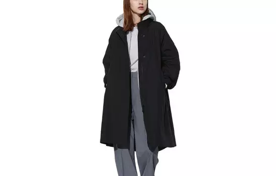 Пальто женское Uniqlo, 57 оливковый