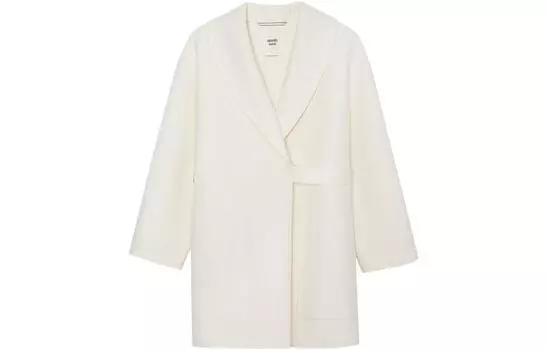 Пальто Женское весеннее пальто цвета экрю HERMES, Ecru