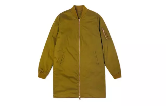 Пальто женское зеленое Converse