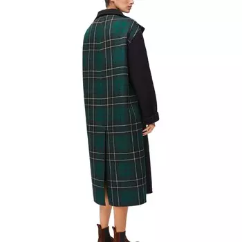 Пальто женское зеленое Loewe