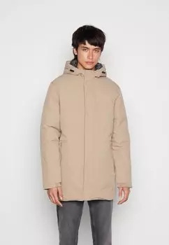 Пальто зимнее Jack &amp; Jones Premium, бежевый