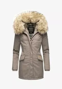 Пальто зимнее Navahoo приталенное, серый