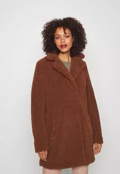 Пальто зимнее Noisy May, коричневый