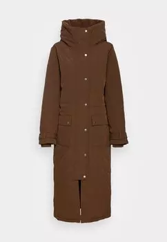 Пальто зимнее Object Tall, коричневый