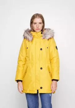 Пальто зимнее ONLY Petite, коричневый