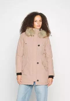 Пальто зимнее ONLY, розовый