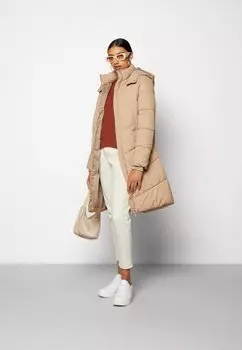 Пальто зимнее Pieces, серый