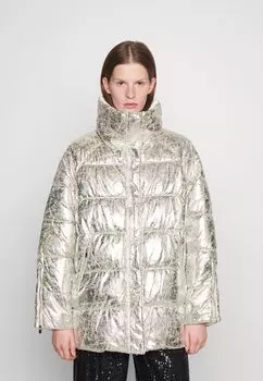 Пальто зимнее Pinko, металлический