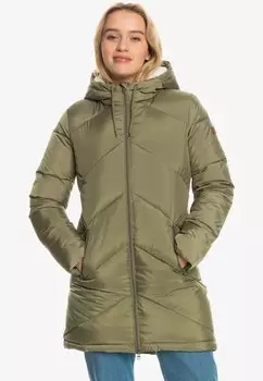 Пальто зимнее Roxy, зеленый