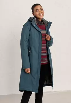 Пальто зимнее Seasalt Cornwall, синий