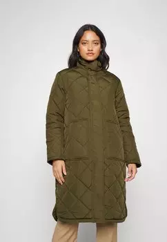 Пальто зимнее Selected Femme, зеленый