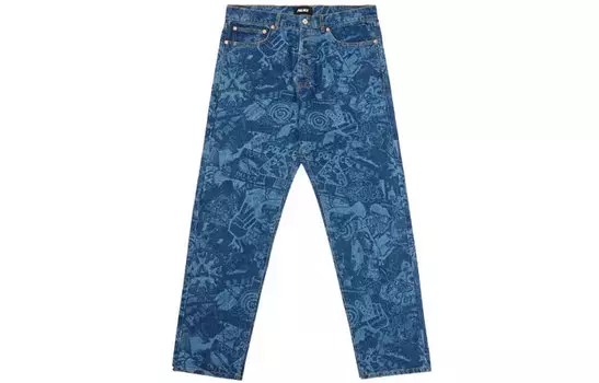 PALACE Джинсы унисекс синие