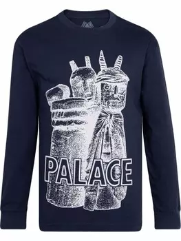 Palace футболка Winz с логотипом, синий