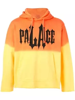 Palace худи с логотипом, оранжевый
