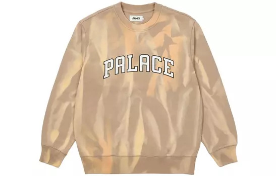 PALACE Свитшот унисекс бежево-желтые