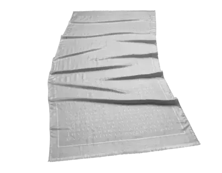 Палантин Bvlgari, серебряный