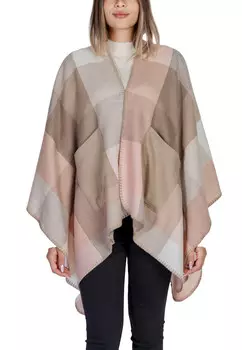 Палантин Pieces с карманами, бежевый