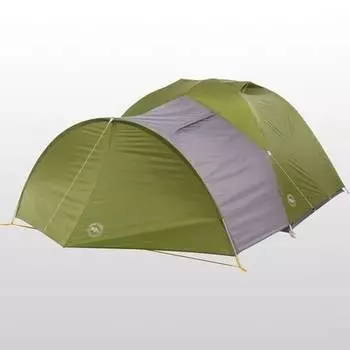Палатка Blacktail 3 Hotel: 3-местная, 3-сезонная Big Agnes, зеленый/серый