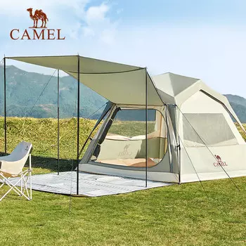 Палатка Camel кемпинговая 134BA6B625 серебристо-зеленый/овсяный цвет
