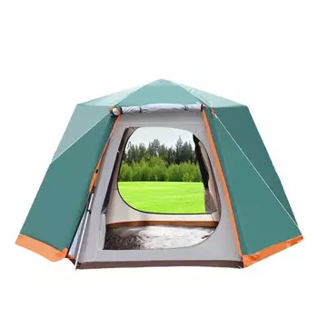 Палатка Jingdian Guangnian JDGN автоматическая палатка коричневая на 3/4 человека коричневая на 3/4 человека