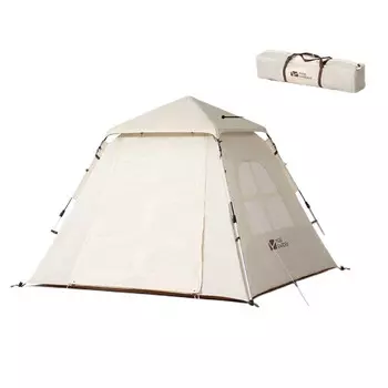 Палатка Mobi Garden, полностью автоматическая парковая детская защита от солнца, оборудование для кемпинга на открытом воздухе, семейное портативное оборудование с нулевым движением, 160 метров, белое, для 3-4 человек