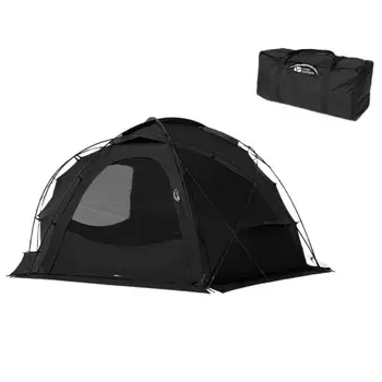 Палатка Mobi Garden, полусферическая палатка для кемпинга, черная, большая, на четыре сезона, утолщенная, непромокаемая, Command 185, ночная, черная