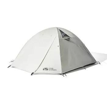 Палатка Mobi Garden, складная палатка для кемпинга, ветрозащитная и непромокаемая, для пеших прогулок, для холодных гор, утренний туман, белая, для 4 человек