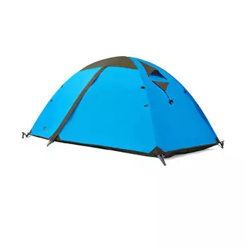 Палатка Mobi Garden, складное туристическое снаряжение для кемпинга, профессионального туризма, холодных гор, классическая версия - синяя (двойная)
