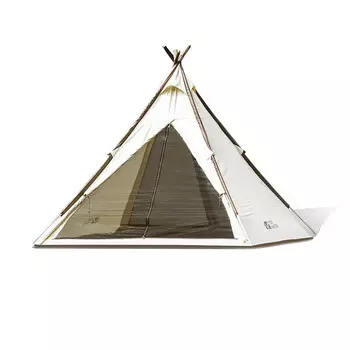 Палатка Mobi Garden, уличная пирамида, кемпинг, пикник, хлопок, утолщенная защита от дождя и солнца, Epoch A Tower, цвет слоновой кости