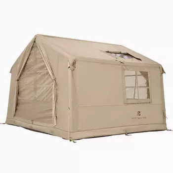 Палатка Mobi Garden водонепроницаемая и утолщенная для кемпинга на открытом воздухе, портативная складная ветрозащитная и солнцезащитная надувная домашняя палатка Yunjuhe Fengsha