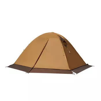 Палатка Mu Gaodi для кемпинга на открытом воздухе со снежной юбкой, трехместная четырехсезонная палатка для холодных гор 3PLUS NXZQU61018 теплого песочного цвета