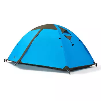 Палатка Mu Gaodi, уличная палатка для кемпинга, пешего туризма, ветрозащитная и непромокаемая четырехместная палатка Cold Mountain 4 NXZ1429065, синяя