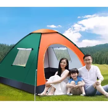 Палатка Revos для улицы, 3-4 человека, полностью автоматическая утолщенная палатка, 2 человека, одинарный и двойной складной портативный непромокаемый навес для кемпинга, кемпинга
