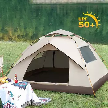 Палатка Revos, портативная складная, полностью автоматическая, непромокаемая, утолщенная, для пикника, кемпинга, набор принадлежностей JM6