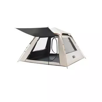Палатка с навесом для кемпинга AXZ Explorer на 3–5 человек [двухслойная виниловая палатка с солнцезащитным кремом]