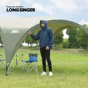 Палатка с навесом Freelance Dragon Walker, уличный тент, очень большой тент, зеленый навес из алюминиевого сплава + 4 стены