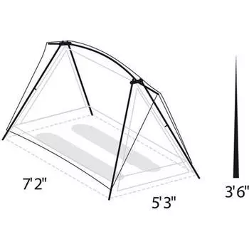 Палатка Timberline 2: 3 сезона, 2 человека Eureka!, цвет One Color