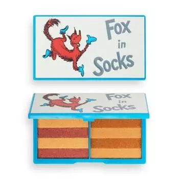 Палетка для контуринга Fox in Socks 1 шт. Makeup Revolution, I Heart Revolution x Dr.Seuss