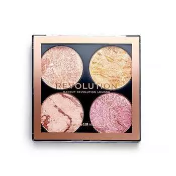 Палетка для контуринга Fresh Perspective, 4x2,2 г Makeup Revolution, Cheek Kit