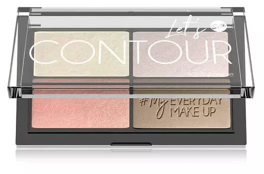 Палетка для контуринга лица Bell Let's Contour! Палитра для лица