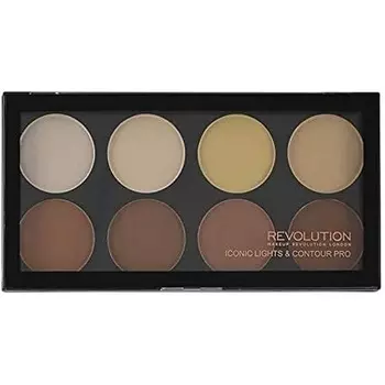 Палетка для контуринга Revolution Iconic Lights & Contour Pro 8 x 1,6G, Makeup Revolution
