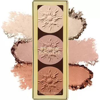 Палетка для усиления сияния и контуринга Physicians Formula Bronze Booster с бронзатором, прессованным под скошенной кисточкой, Physician'S Formula, Inc