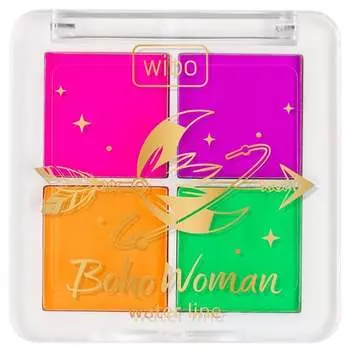 Палетка подводок для глаз Boho Woman Water Line, 5 г Wibo